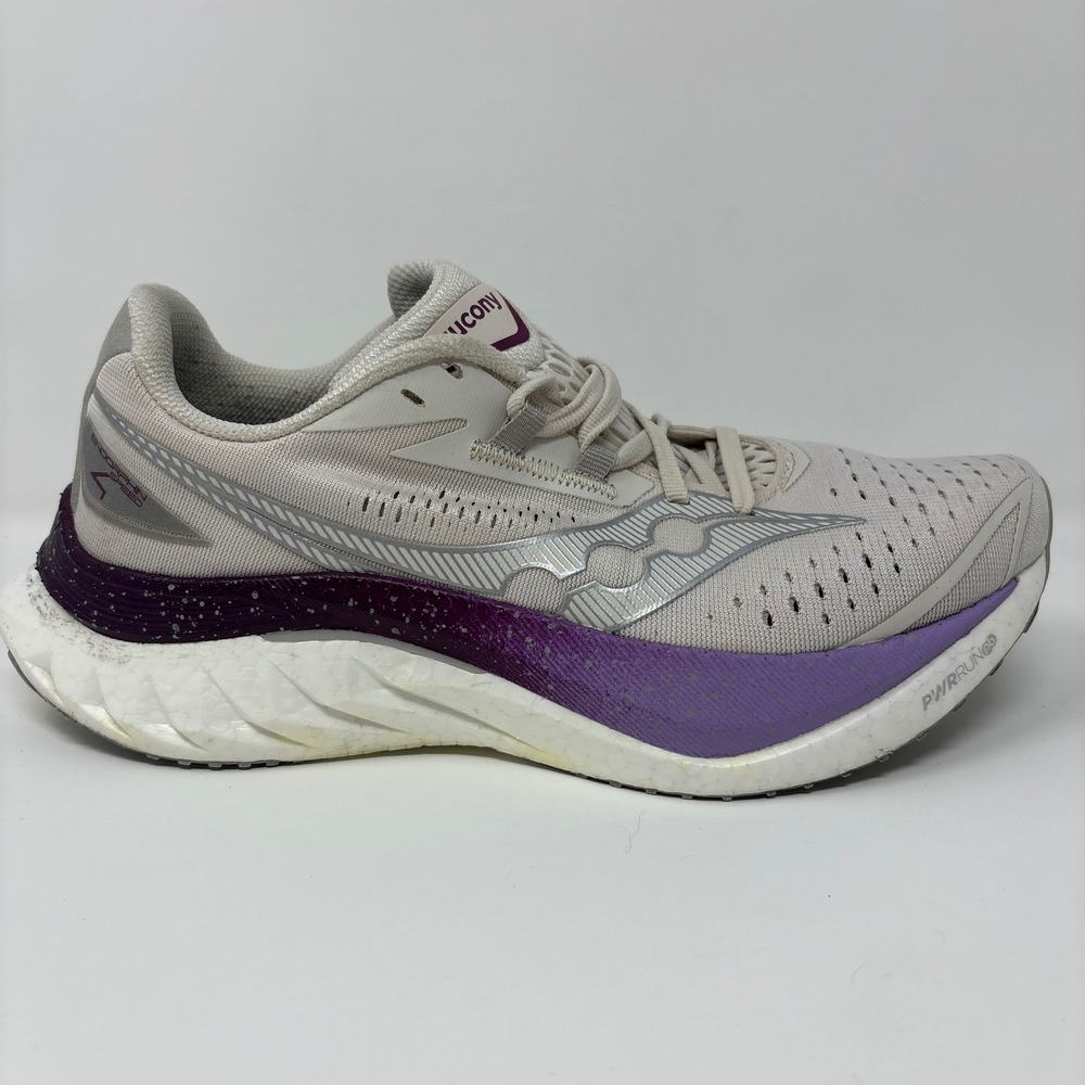 Saucony Endorphin Speed 4 Women's Size 8.5 Grey Purple Running Shoes Sneakers